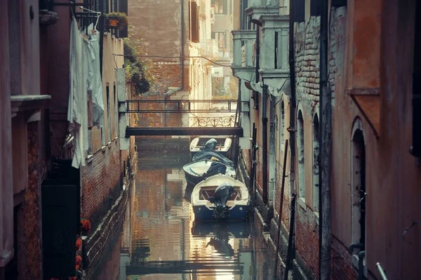 Callejón del barco Venecia — Foto de Stock