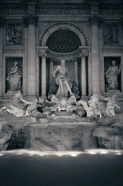 트레비 분수 로마 — 스톡 사진