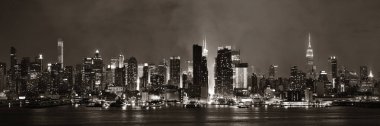 Manhattan midtown manzarası, gece