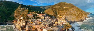 Cinque Terre 'de Vernazza Panoraması