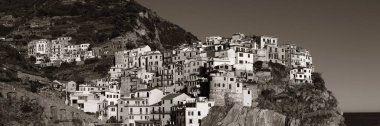 Cinque Terre 'deki Manarola binaları 