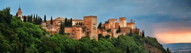 Granada Alhambra panoramic view