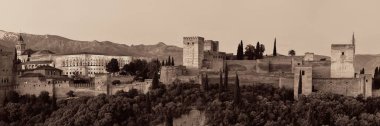 Granada Alhambra panoramic view