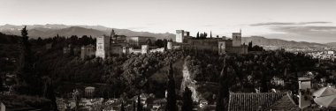 Granada Alhambra panoramic view
