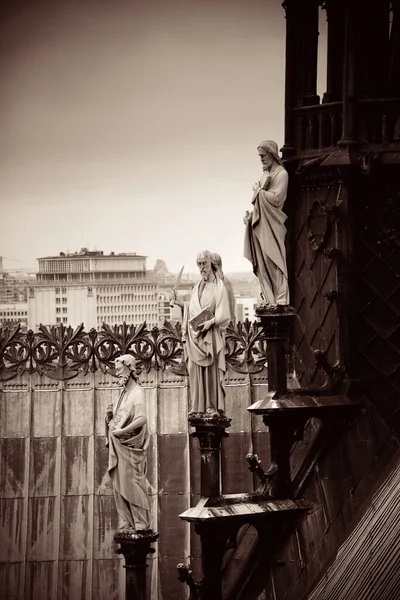 Blick auf die Dachterrasse von Paris — Stockfoto