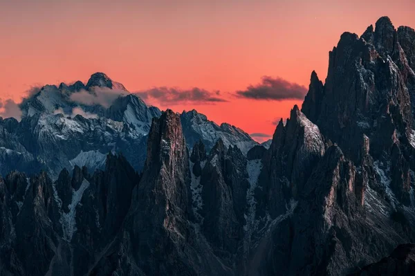 Lever de soleil Dolomites — Photo