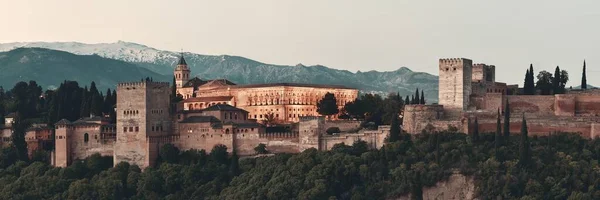 Granada Alhambra vista panorâmica — Fotografia de Stock