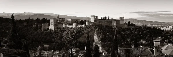 Granada Alhambra vista panoramica — Foto Stock
