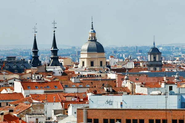 Vista para o telhado de Madrid — Fotografia de Stock