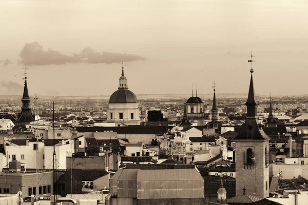 Madrid rooftop view tower — Stock Photo, Image