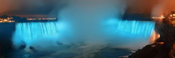 Ніагарський водоспад вночі. — стокове фото