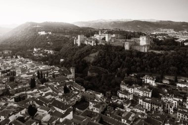 Granada Alhambra aerial view
