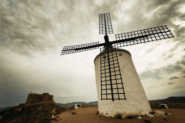 Windmill closeup view