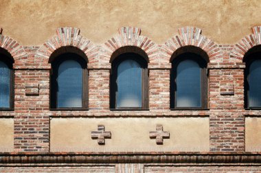 Segovia tarihi bina kapanış görüntüsü