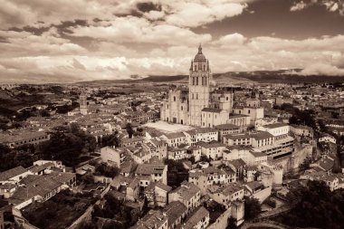Segovia Katedrali hava görüntüsü 