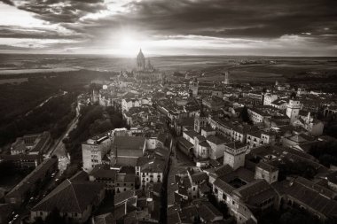 Segovia Katedrali hava görüntüsü 