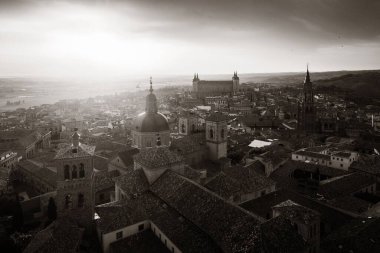 Toledo ufuk çizgisinin hava görüntüsü