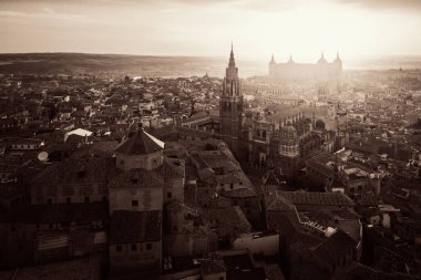Toledo Katedrali 'nin havadan görünüşü