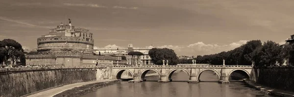 Panoramę Castel Sant Angelo — Zdjęcie stockowe