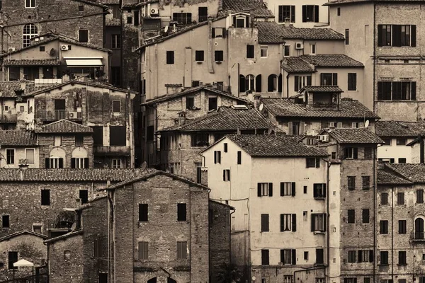 古い建物の背景シエナ イタリア — ストック写真