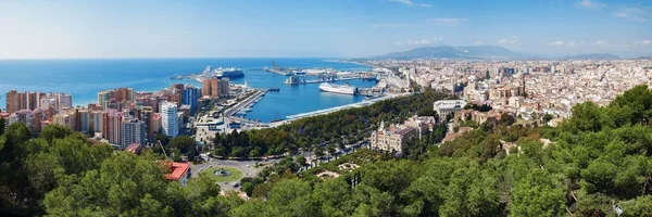 Una vista panoramica di Malaga — Foto Stock