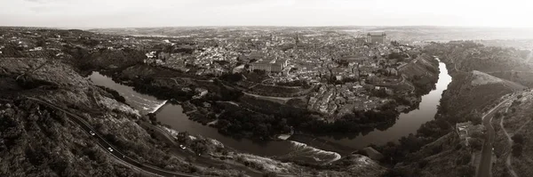 Toledo városkép légi felvétel — Stock Fotó