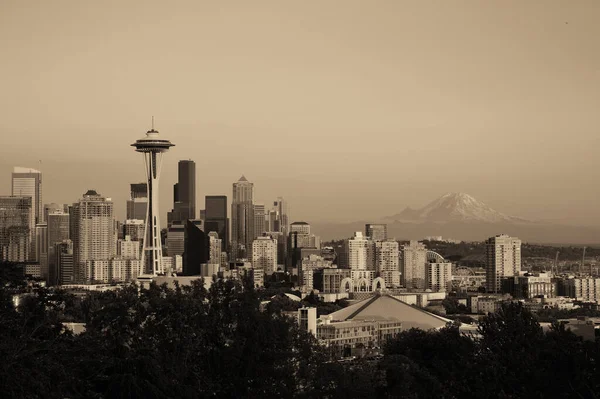 Seattle stadshorisont — Stockfoto