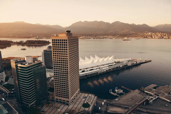 Vancouver tetőtéri nézetet — Stock Fotó