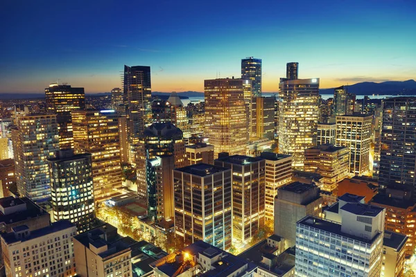 Vista para o telhado de Vancouver — Fotografia de Stock