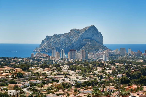 Calpe vista sulla costa — Foto Stock