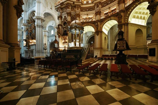 Catedral de Granada vista interior — Foto de Stock