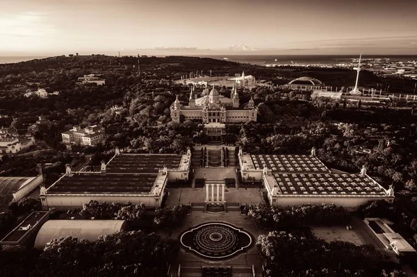 Barcelona Luftaufnahme — Stockfoto