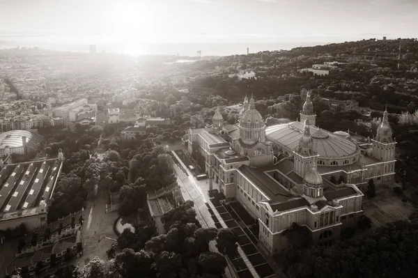 National Art Museum i Katalonien antenn — Stockfoto