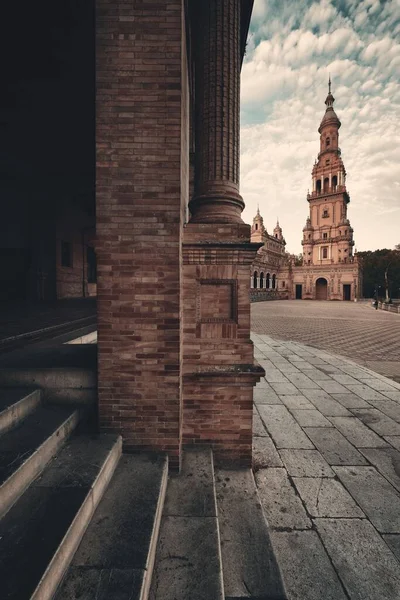 Sevilha Plaza de Espana — Fotografia de Stock