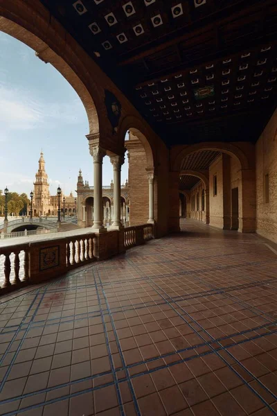 Sevilla Plaza de España — Foto de Stock