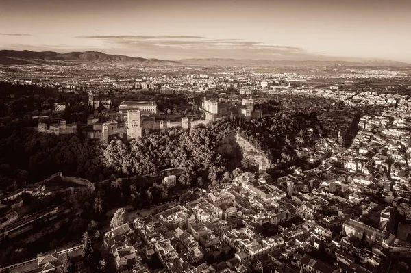 Grenade Alhambra vue aérienne — Photo