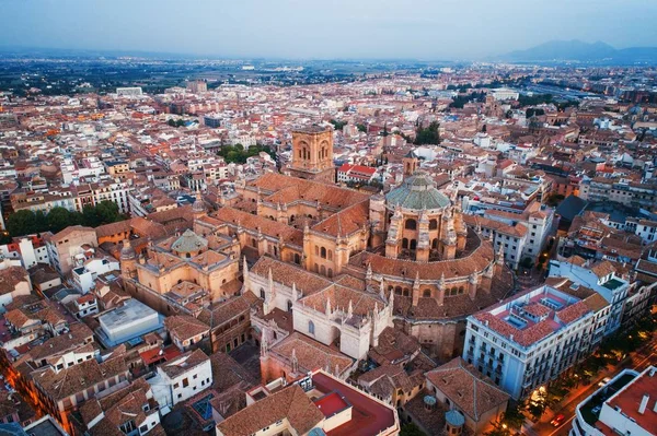 Granada Cathedral aerial view — 스톡 사진