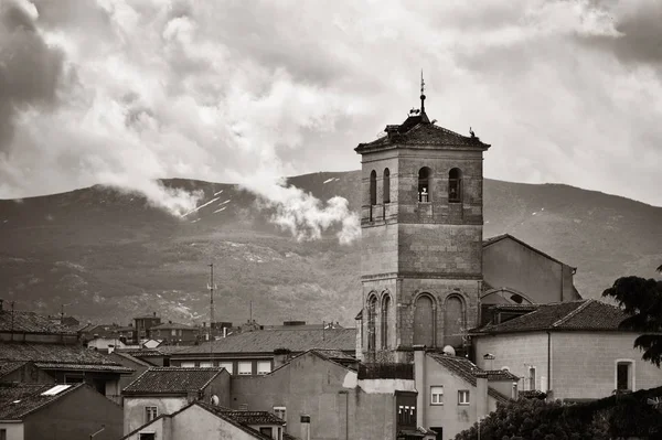 Segovia historická budova střešní pohled — Stock fotografie