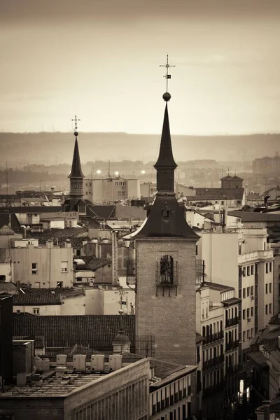 Madrid-uitzicht op het dak — Stockfoto