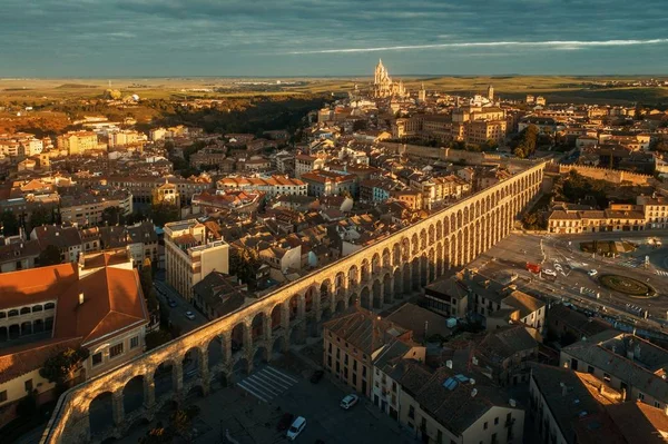 Segovia hava görüntüsü — Stok fotoğraf