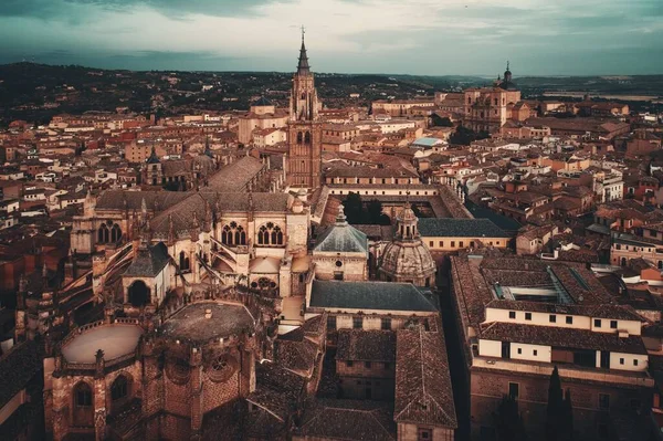 Aerial view of Toledo skyline — 스톡 사진