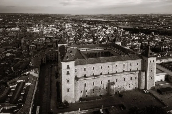 Castelo de San Servando vista aérea em Toledo — Fotografia de Stock