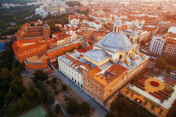 Madrid Real Basílica de San Francisco el Grande vista aérea — Foto de Stock
