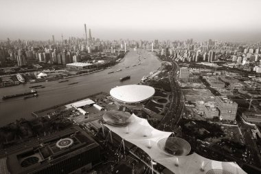 Shanghai Expo Park havadan görünümü