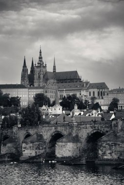 Prag manzarası ve köprü 