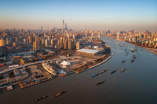 Vista aérea de Shanghai — Foto de Stock