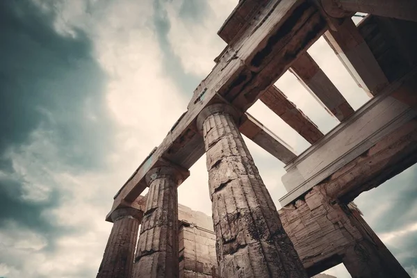 Historische ruïnes van de Akropolis — Stockfoto