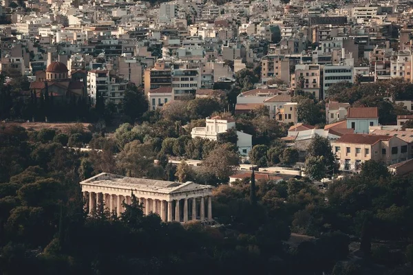 赫菲斯托斯山顶观寺 — 图库照片