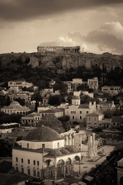 Atenas skyline azotea — Foto de Stock