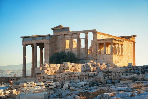 Erechtheion 사원 역사 유적 — 스톡 사진